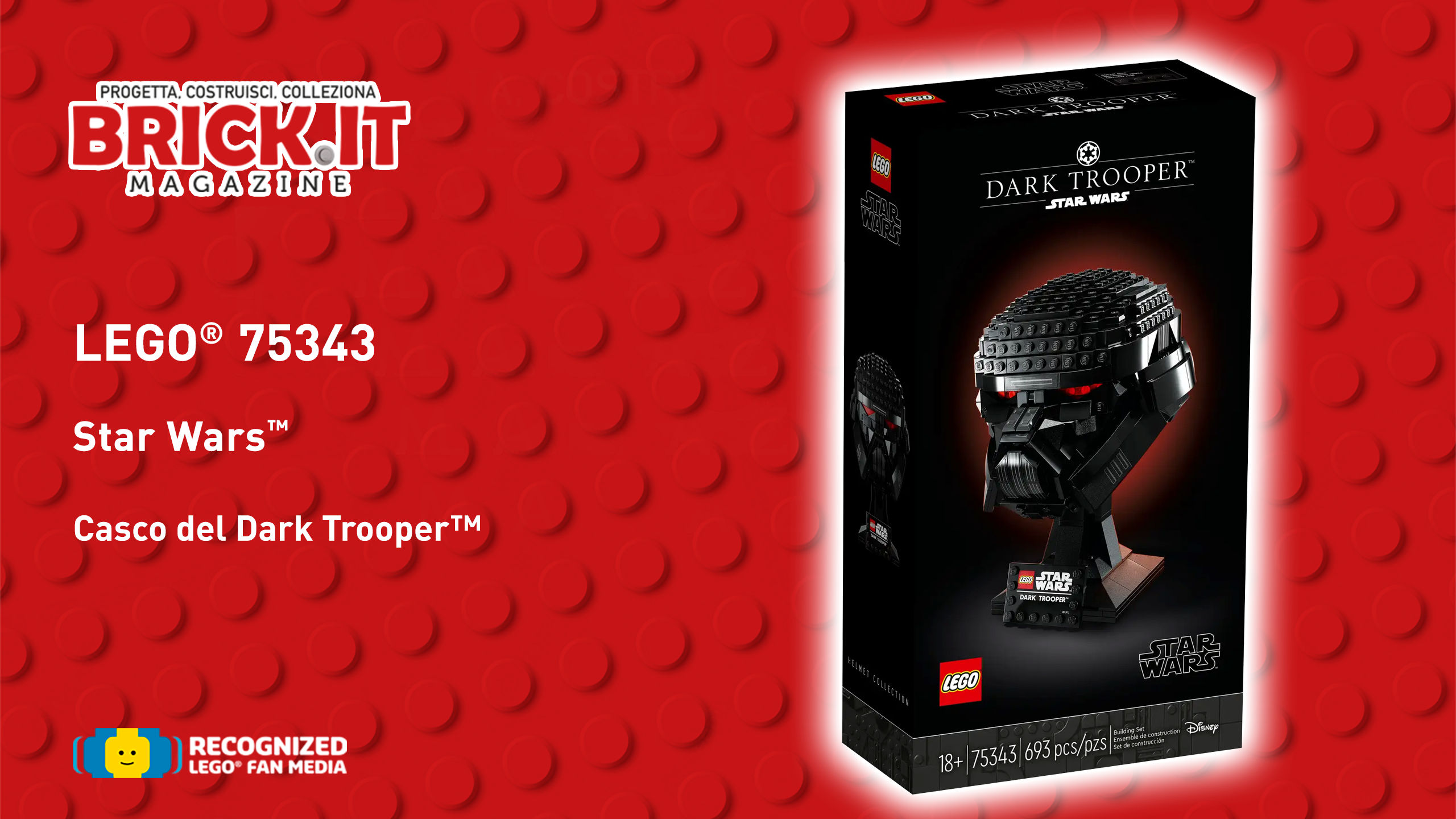 LEGO® 75343 – Star Wars™ – Casco del Dark Trooper™ – Recensione