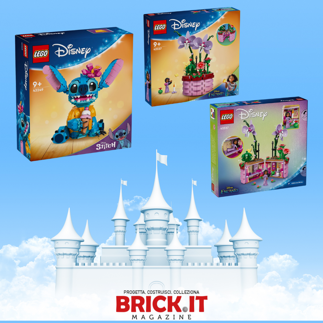 Stitch e Incanto saranno i protagonisti dei prossimi set LEGO® Disney™