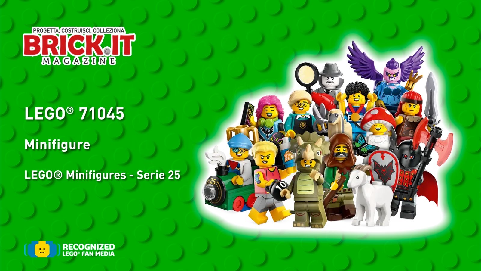 LEGO® 71045 – Minifigure da collezione Serie 25 – Recensione