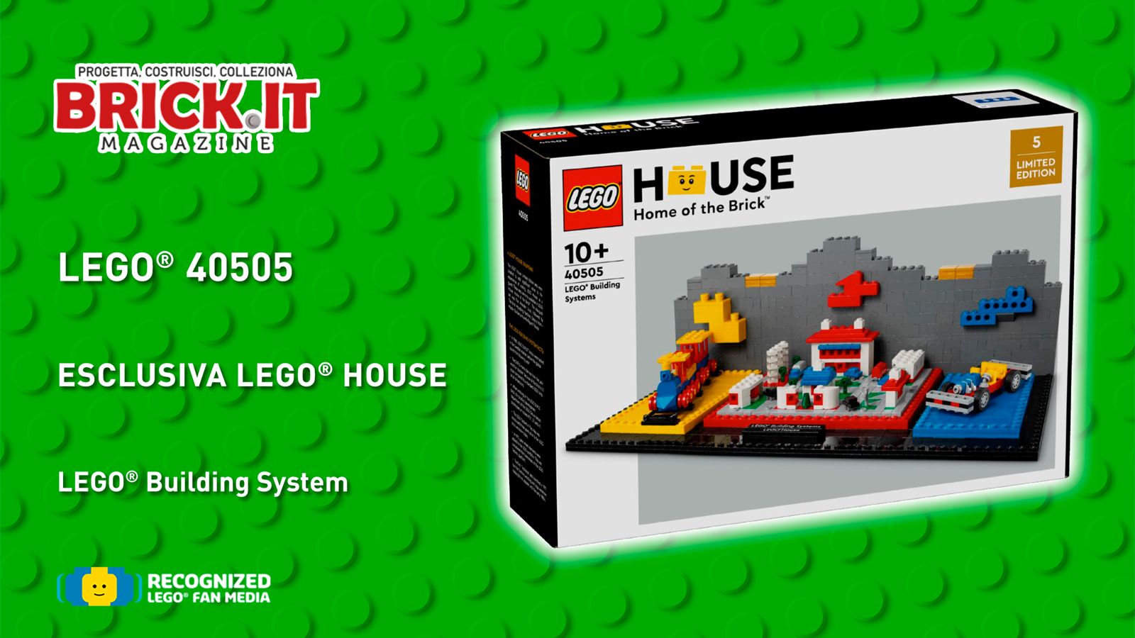 LEGO® 40505 -LEGO House Exclusive #5: LEGO Building Systems – Recensione