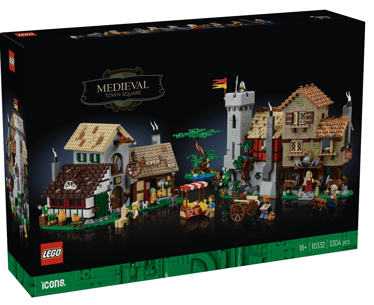 Torniamo al medioevo con il set LEGO® Icons 10332 – Medieval Town Square