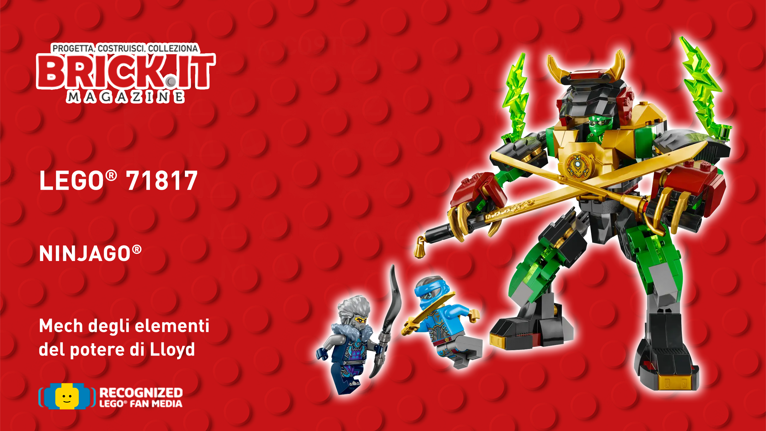 LEGO® NINJAGO DRAGON RISING #71817 – LlOYD’S ELEMENTAL POWER MECH – LA RECENSIONE