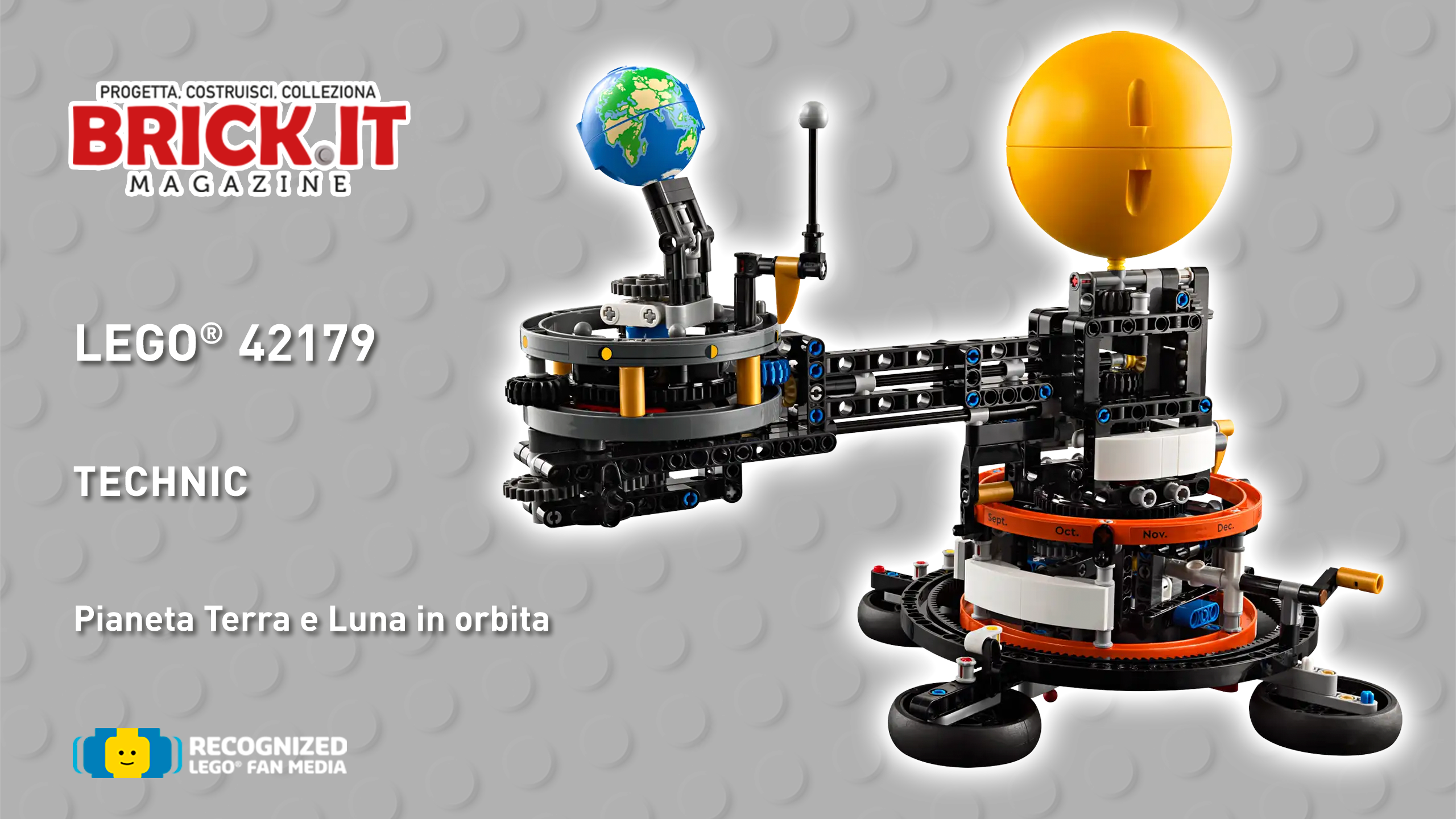 LEGO® Technic 42179 – Pianeta Terra e Luna in orbita
