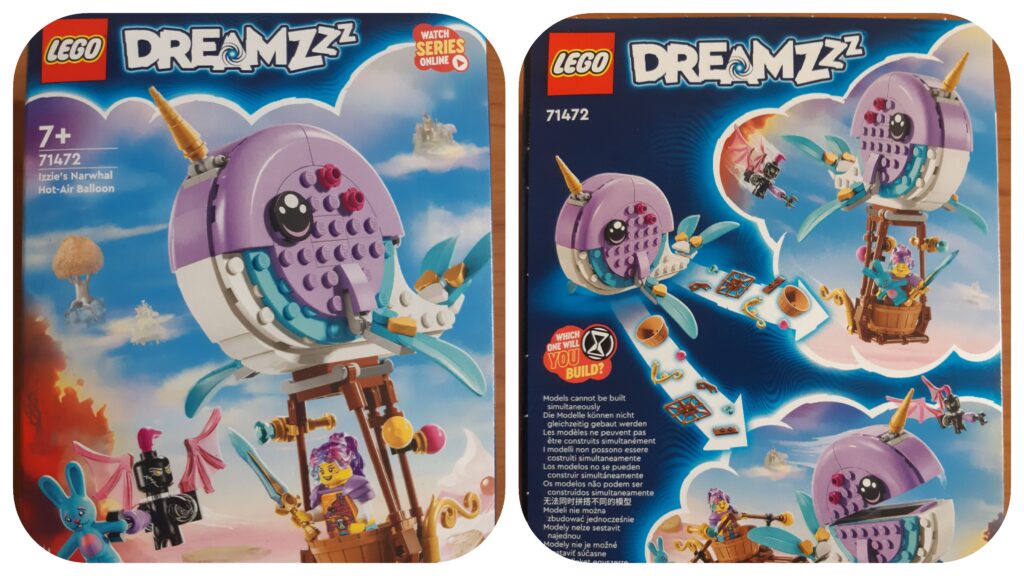 Fronte e retro del set LEGO DREAMZZZ 71472