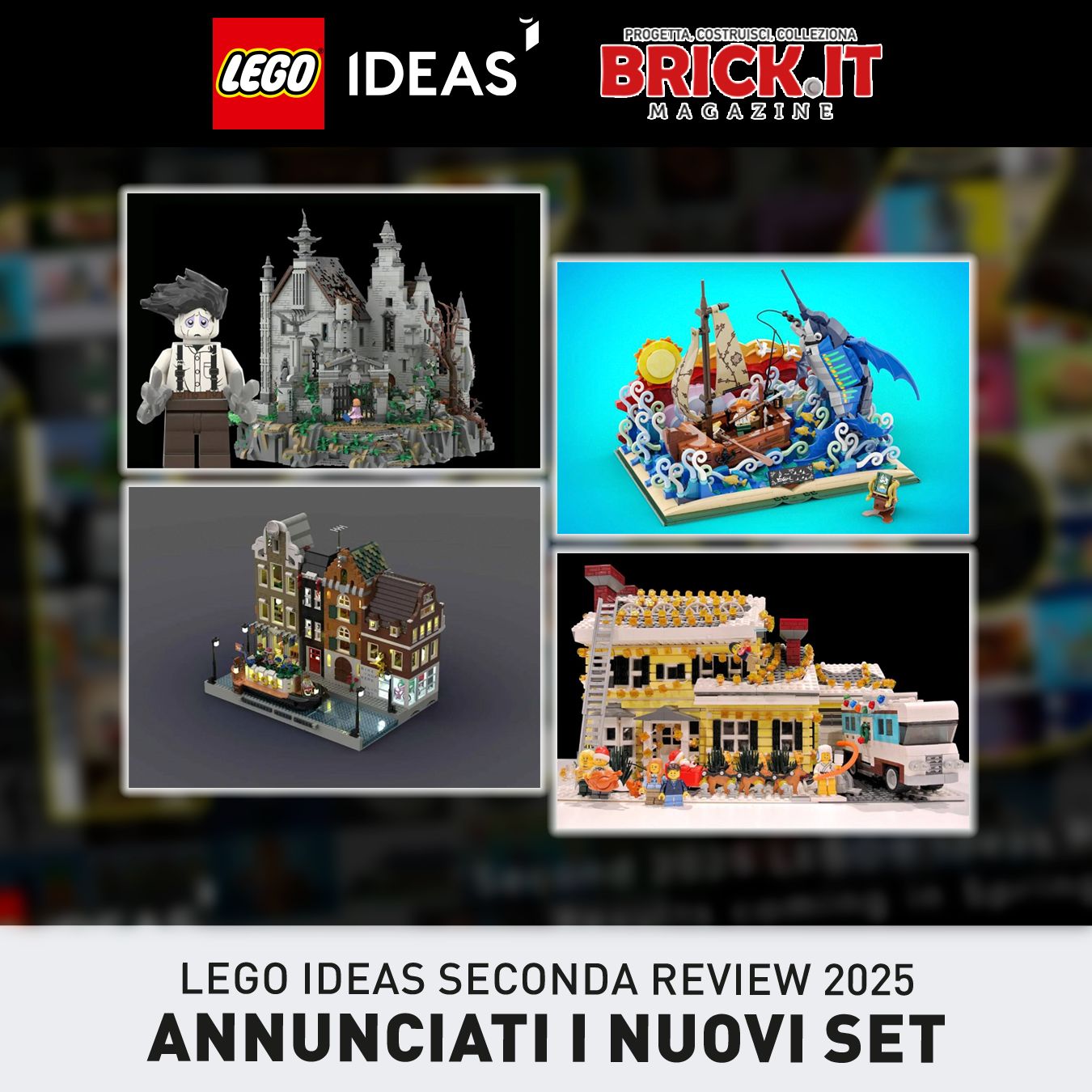 Sono tre (più uno) i vincitori della seconda review LEGO Ideas del 2025!
