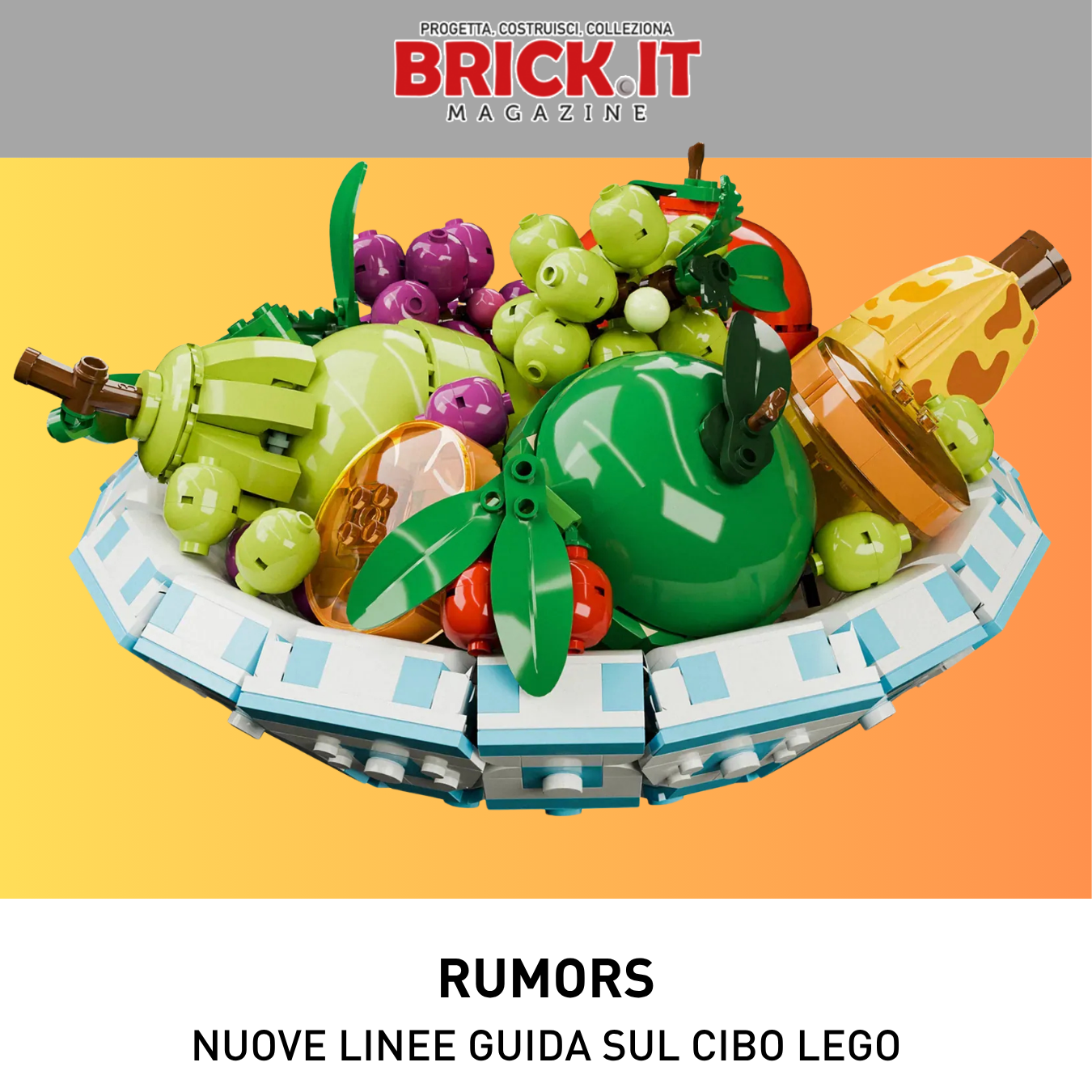 Il problema ‘Cibo LEGO’: nuove linee guida per i set del 2027