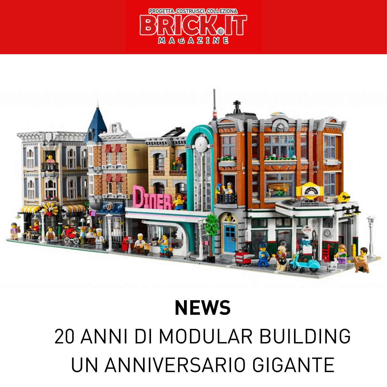 LEGO Modular Buildings: nel 2027 i 20 anni della collezione si festeggiano in scala gigante