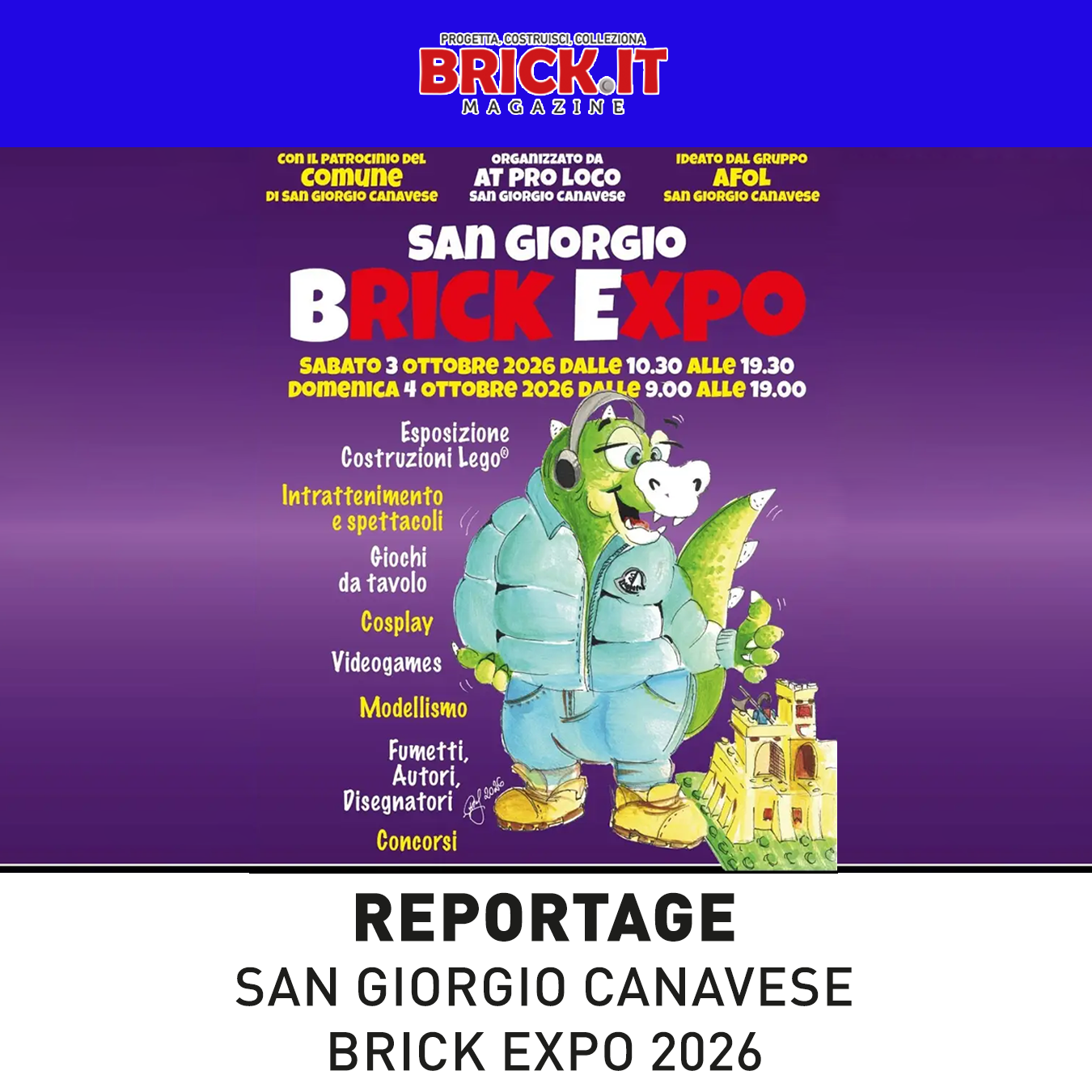 San Giorgio Canavese Brick Expo 2026 – Reportage