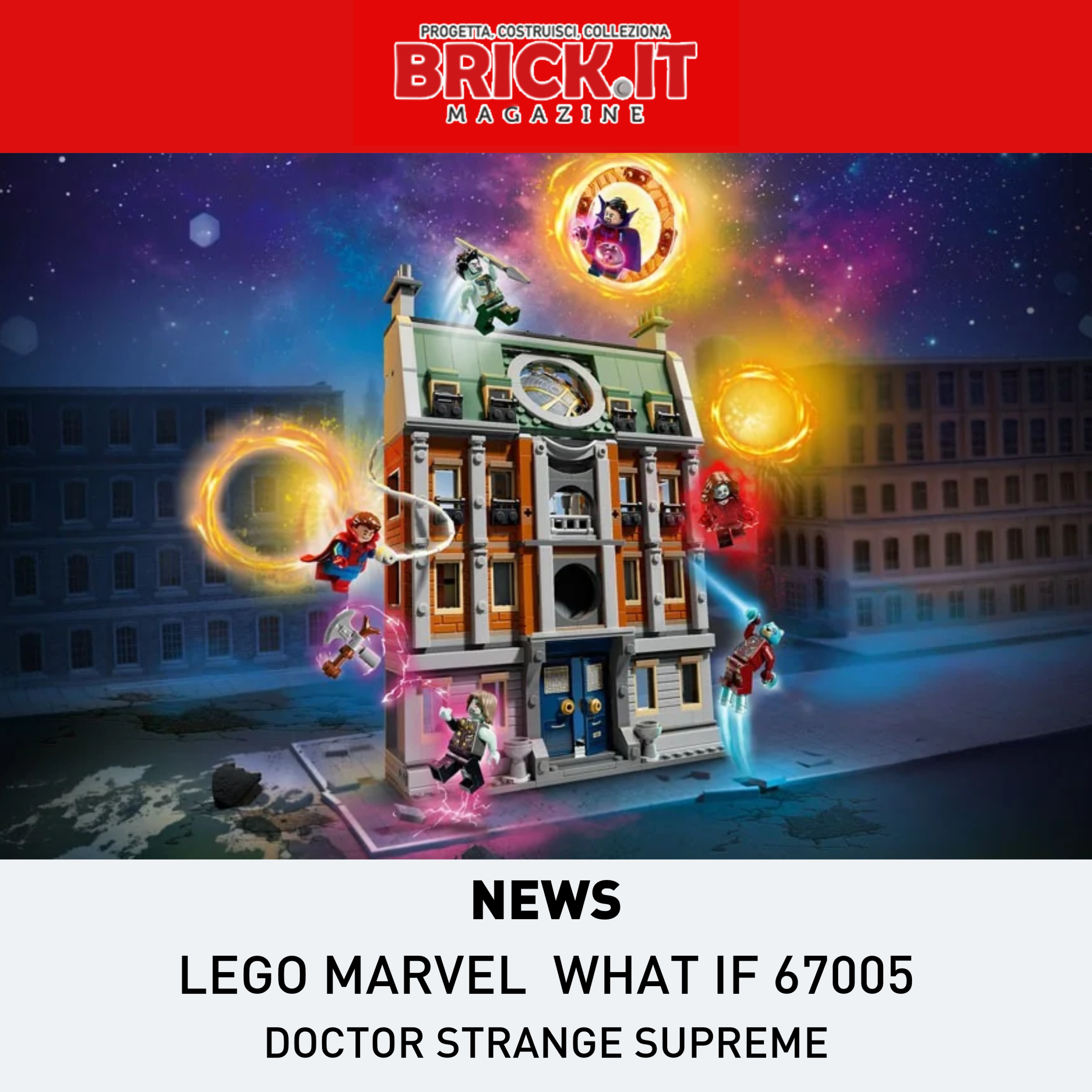 LEGO Marvel What If…?: il Sanctum Sanctorum di Strange Supreme invaso dagli zombie