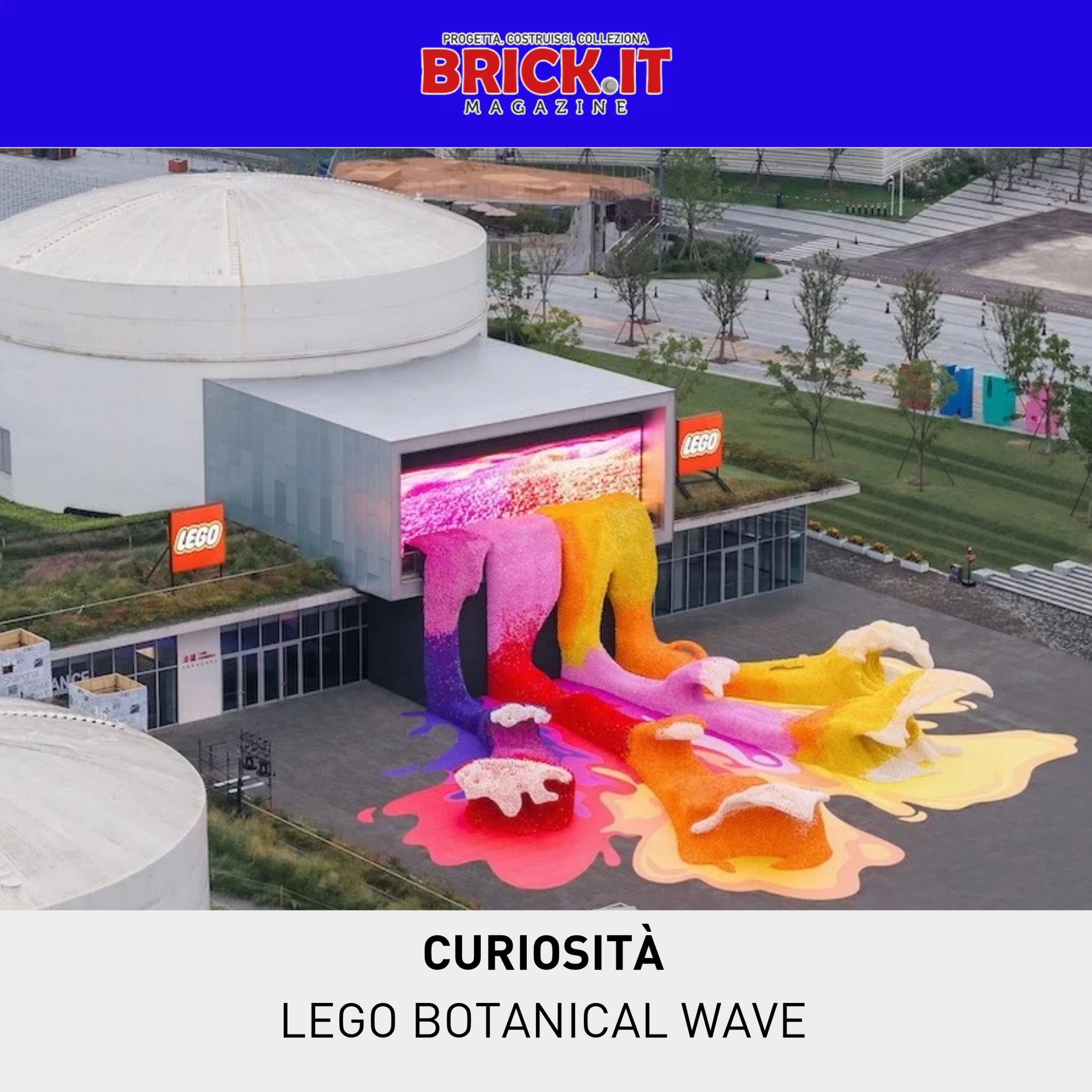 Un’onda di 380.000 fiori LEGO® conquista Shanghai